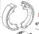 2006 Toyota Sienna Rear Drums, Shoes, And Coil Springs Set Genuine Oem. Fixed Price $816.47.