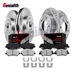 Front Rear Drilled Rotors Brakes Pads Hyundai Elantra Veloster Gt Kia FORTE5. Fixed Price $139.99.