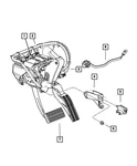 Genuine Mopar Adjuster Cable 5134313AA. Fixed Price $6.15.