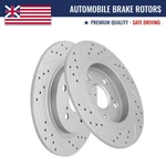 Rear Disc Brake Rotors Kit For Toyota Matrix Pontiac Vibe Corolla Im Scion Xb. Fixed Price $44.69.