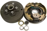 1- 5X4.75 3500# Drum With 10" Right Hand Electric Backing Plate Trailer Brake. Fixed Price $111.11.