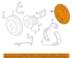 Gm Oem 12-22 Sonic,trax Rear Suspension Brake Components-backing Plate 94553900. Fixed Price $84.94.