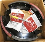 Pair Meritor Lined Brake Shoes A573222S1293 2530-01-071-9891 16-1/2" Fits 17". Fixed Price $226.63.
