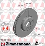 Lordco - Zimmerman 150347832 Disc Brake Rotor. Fixed Price $260.16.