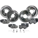 Front & Rear Brake Disc Rotors Pads Kit For Toyota Land Cruiser Lexus LX570. Fixed Price $310.52.