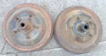 1932 1933 1934 Ford Rear Brake Drums / Hubs Original Pair. Fixed Price $650.00.