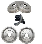Rear Brake Shoes & 2 Drums Set Kit For 4 Stud Wheels 01-05 Honda Civic. Fixed Price $162.52.