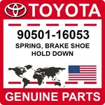 90501-16053 Toyota Oem Genuine Spring, Brake Shoe Hold Down. Fixed Price $5.50.