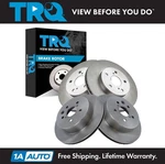 Trq Front & Rear Brake Rotors Set Fits 2010-2015 Lexus IS250. Fixed Price $189.95.