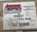 Bepco Control Valve 800517. Fixed Price $110.00.