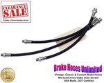 Sale - Brake Hose Set Chrysler Royal, C22 C25S C28S C34S 1939 1940 1941 1942. Fixed Price $31.50.