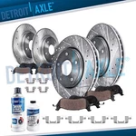 Front Rear Drilled Slotted Disc Rotor Ceramic Brake Pad For Nissan Maxima Altima. Fixed Price $203.60.