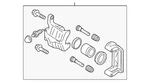 Genuine Nissan Disc Brake Caliper 44001-3YW0A. Fixed Price $756.72.