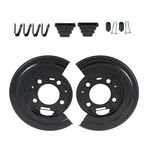 Pcs Rear Shield Backing Plates Ford F-250 F-350 Super Duty 1999-2010. Fixed Price $24.68.
