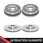 Front Rear 4X Durago Brake Drum Rotor Fits 2001-2003 Ford Taurus. Fixed Price $274.25.