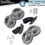 Front & Rear Brake Rotors Ceramic Pads 08-12 Ford F250 F350 Super. Fixed Price $319.67.