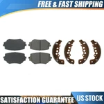 Front Rear Disc Brake Pad Set Drum Shoe 2X C-tek For Suzuki 1999-2005. Fixed Price $70.42.