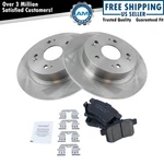 Rear Ceramic Disc Brake Pad & Rotors Kit For Honda Accord Acura Tsx. Fixed Price $71.53.