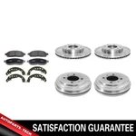 Cedu 6 Pcs Ceramic Brake Pads Shoes Rotors Drums Front+rear For Elantra 02 Ap. Fixed Price $277.71.