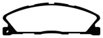 Ebc Brakes DP33019C Redstuff Ceramic Low Dust Pads Fits 13-18 Mkt Taurus. Fixed Price $155.99.