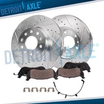 4PC Rear Drilled Rotors Brake Pads For 2020 2021 2022 2023 2024 Cadillac CT4. Fixed Price $135.91.