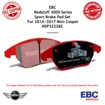 Ebc Redstuff Ceramic Low Dust Rear Brake Pads For 2014 -17 Mini Cooper #DP32228C. Fixed Price $89.32.