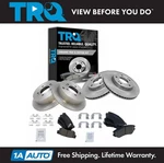 Trq Front & Rear Premium Posi Ceramic Disc Brake Pad Rotor Kit For Hyundai. Fixed Price $192.95.