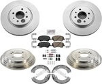 Front Disc Brake Rotors Pads Drums Shoes For Hyundai Accent 18-22 W/ Rear. Fixed Price $284.00.