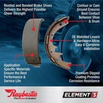 Raybestos ELEMENT3 Automotive Replacement Rear Drum Brake Shoes Set 747PG. Fixed Price $34.99.