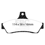 Ebc Disc Brake Pad Set - Rear Yellowstuff Our Flagship Range Fmsi D1048 2003 Thr. Fixed Price $130.80.
