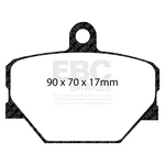 Ebc Brakes DP21287 Greenstuff 2000 Series Sport Pads Fits 08-15 Fortwo. Fixed Price $124.12.