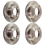 Front & Rear Brake Disc Rotors For Toyota Land Cruiser Lexus LX570 08-11, 13-16. Fixed Price $250.76.