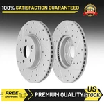 Front Disc Drilled Rotors Set For Scion Xd Toyota Corolla Pontiac Vibe. Fixed Price $63.34.