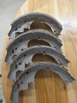 Vintage Ac Delco 224FF / 235FE Rear Drum Brake Shoe Set (4PCS.) Riveted New. Fixed Price $45.00.