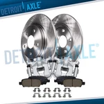 Rear Disc Rotors + Brake Calipers & Pads Kit For Nissan Altima Maxima. Fixed Price $152.23.