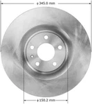 Disc Brake Rotor-premium Bendix PRT5876. Fixed Price $130.16.