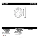 Rr Brake Drum Centric Parts 123.63026. Fixed Price $35.75.
