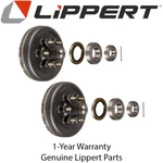 Lippert 12" Brake Drum Hub Pair 6K W/bearings On 5.5 Fits Dexter Alko Rockwell. Fixed Price $243.99.