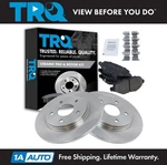 Trq Rear Premium Posi Ceramic Disc Brake Pad & Rotor Kit For Dodge Chrysler Van. Fixed Price $109.95.