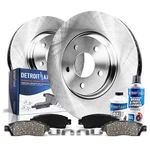 Detroit Axle Front Disc Brake Rotors Ceramic Pads Kit For Honda Civ. Fixed Price $112.95.