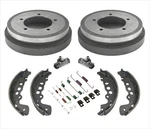 Rear Brake Drums Shoes Springs Wheel Cylinders For 00-04 Chevrolet Tracker. Fixed Price $188.00.