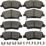 8PCS Front + Rear Ceramic Brake Pads W/hardware Kit For 2019-2022 Kia Rio. Fixed Price $42.79.