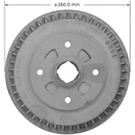 Bendix PDR0475 Brake Drum Cast Iron, 7.88 Inch Diameter, Lug Holes. Fixed Price $113.12.