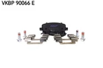 Skf Vkbp 90066 Brake Pad Set, Disc For Vw. Fixed Price $37.07.