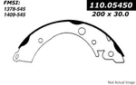 Centric Drum Brake Shoe For Civic, Wagovan 111.05450. Fixed Price $38.29.