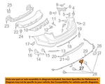 Ford Oem 14-19 Fiesta Rear Bumper Components-reverse Sensor CV1Z15K859B. Fixed Price $103.36.