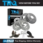 Trq Front & Rear Ceramic Pads Rotors Drums Brake Shoe Kit Set For Gm Pickup. Fixed Price $309.95.