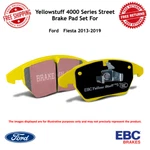 Ebc Yellowstuff 4000 Brake Pad Set Front 2013-2019 Ford Fiesta #DP42149R. Fixed Price $118.04.