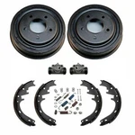Rear Drums Shoes Wheel Cylinders Spring Kit Ford E-150 F-150 1987 1995 1996. Fixed Price $265.00.