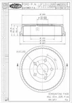 Brake Drum Magneti Marelli 1AMVD20312. Fixed Price $84.66.